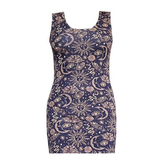 MYSTIC Cotton Lycra Bodycon Mini Dress