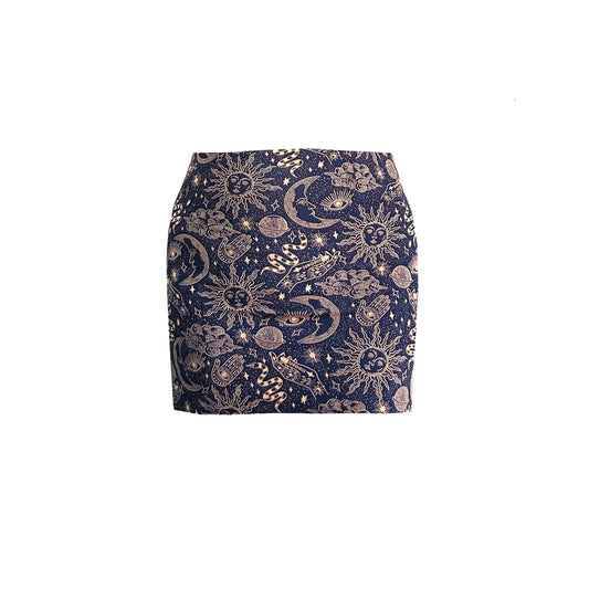MYSTIC Cotton Lycra Bodycon Skirt