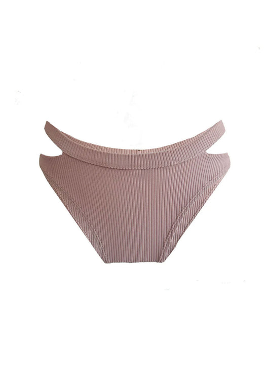 'ULUWATU' Rib Bikini Pantie - Nude