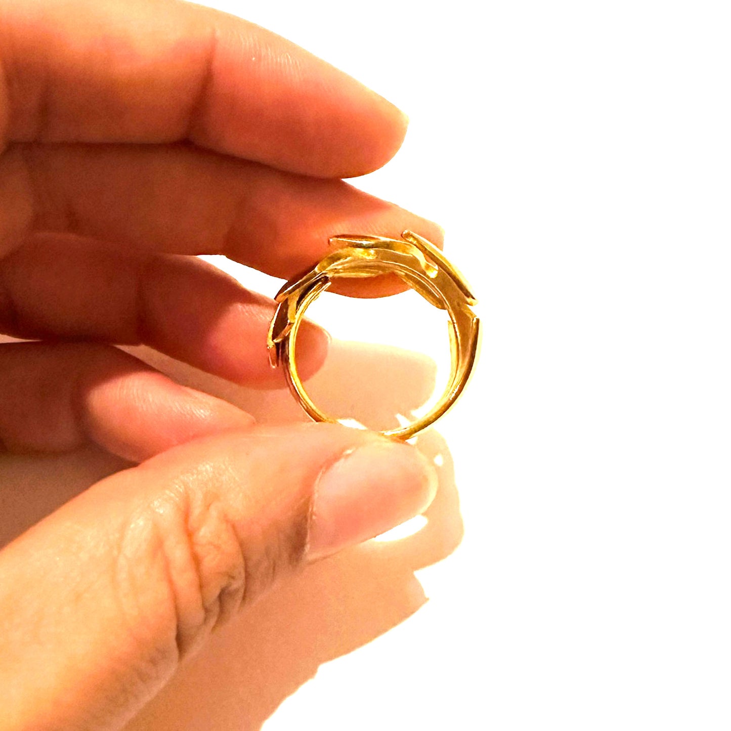 MONSTERA Palm Leaf Ring