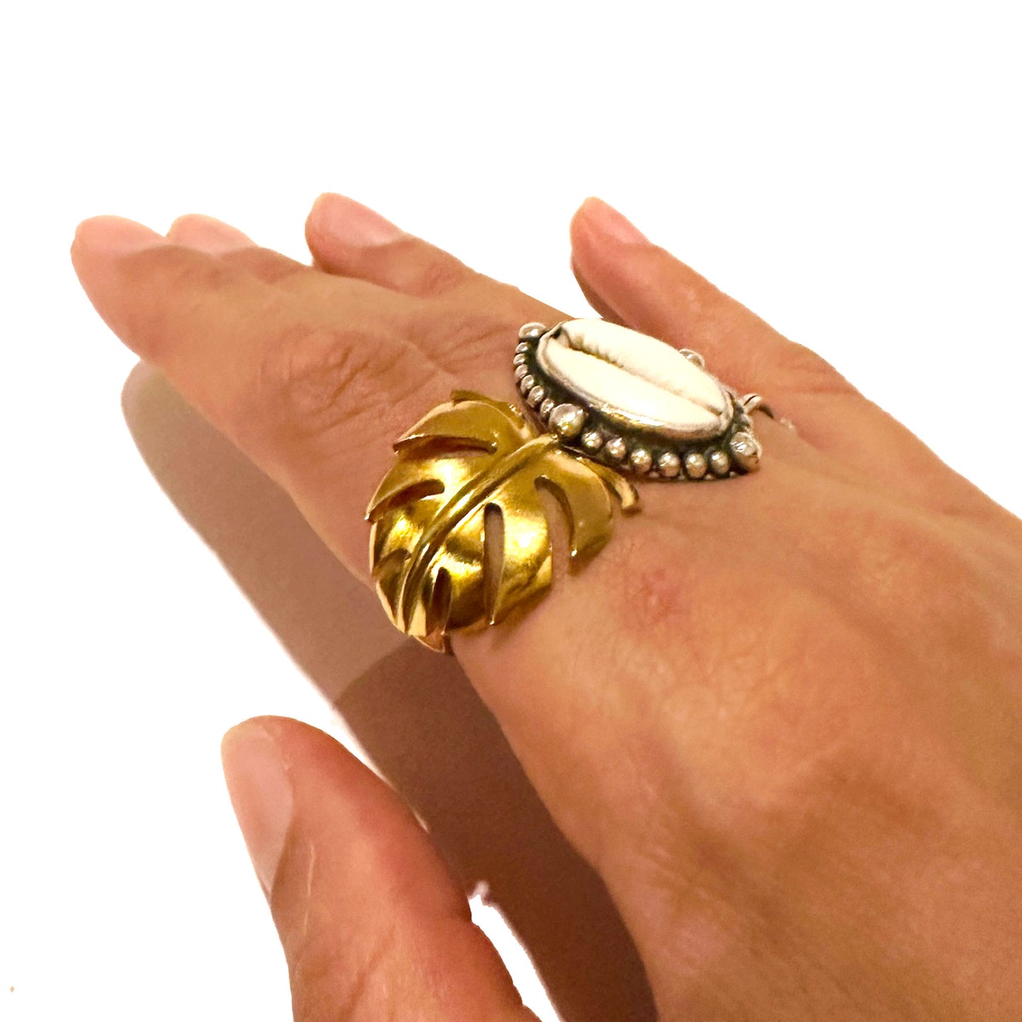 MONSTERA Palm Leaf Ring