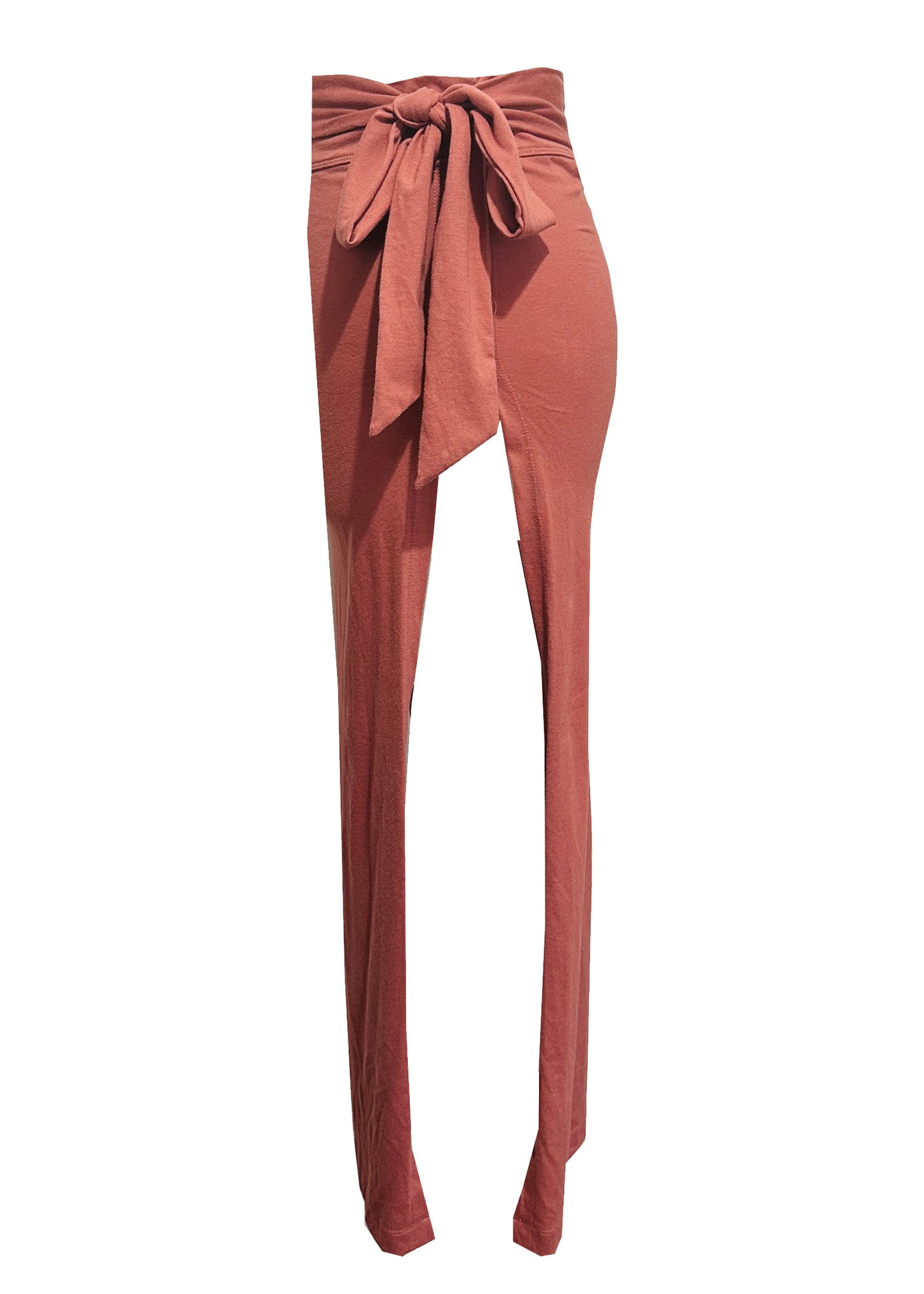 'PARADISE' Long Slit Skirt - Coral