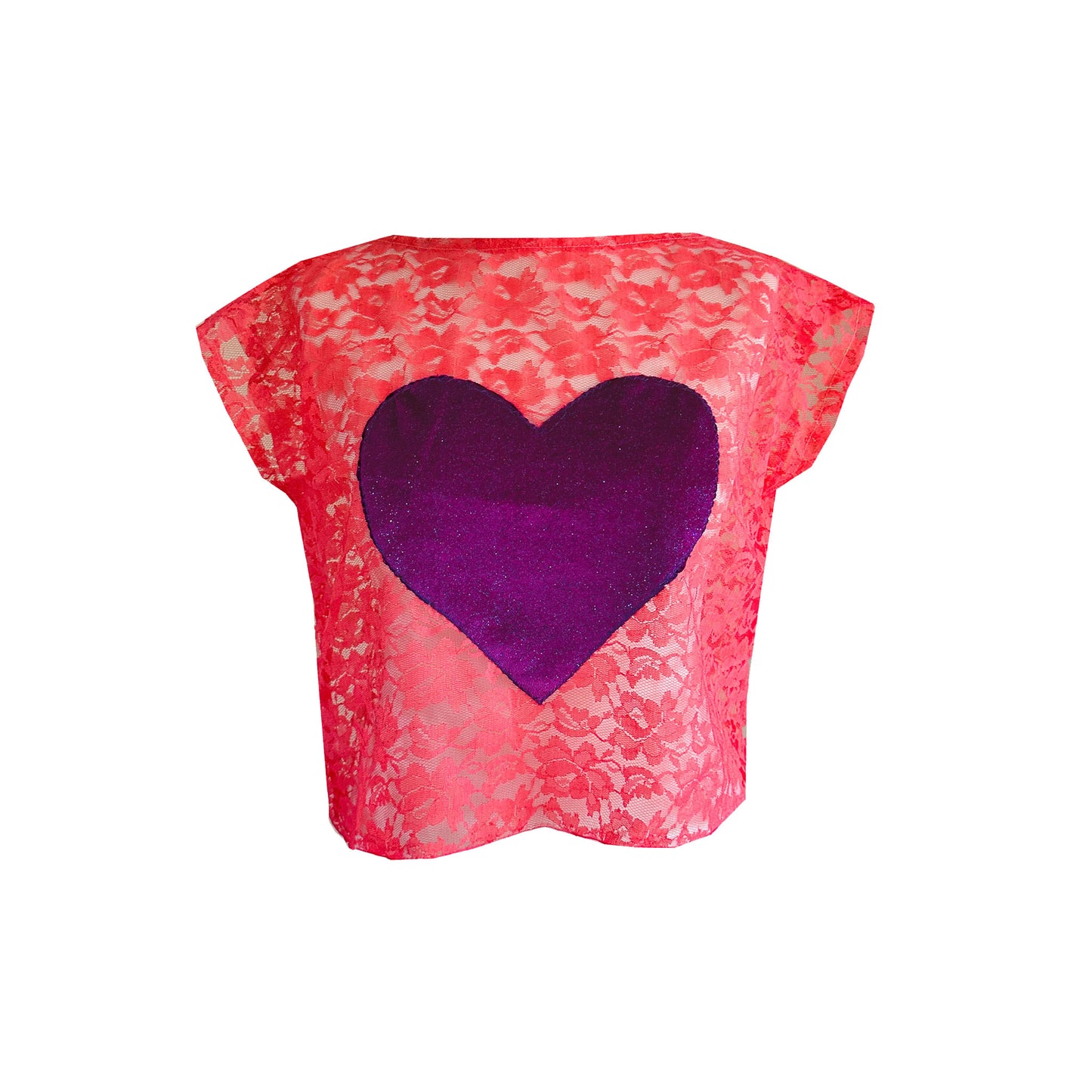 LOVE Net Top - Pink