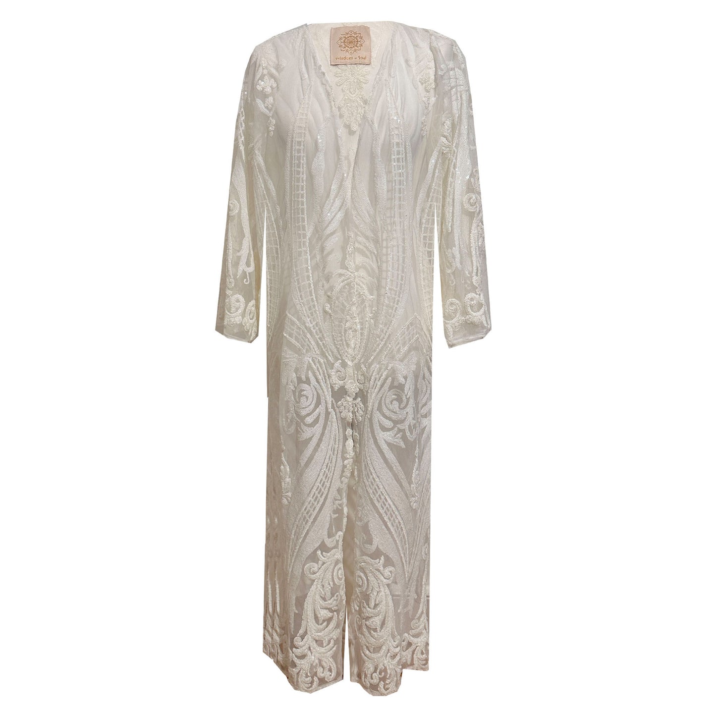 'QUEEN' White Kimono