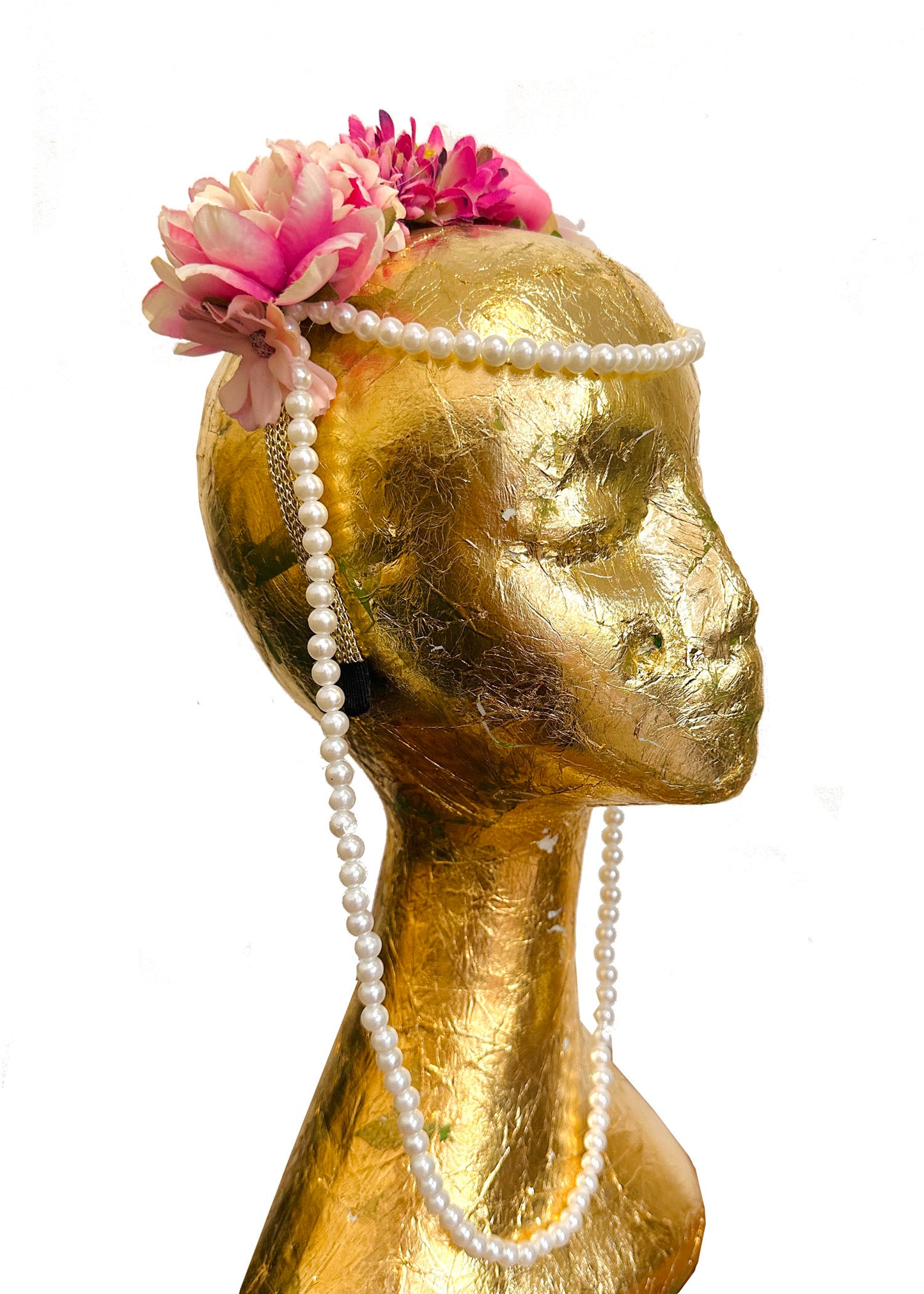 ROSE GARDEN Floral Pink Headband