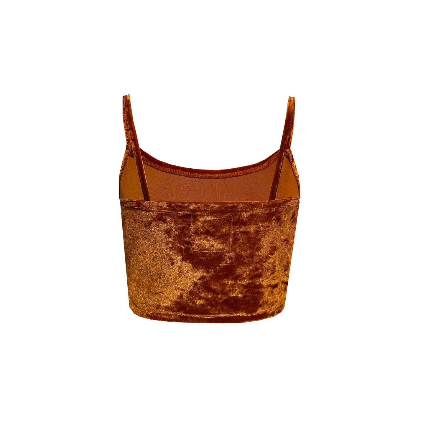 RUST Crushed Velvet Cami Top
