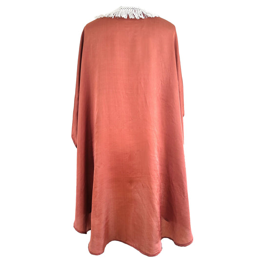 'FLOW' Silk Kimono - Rust