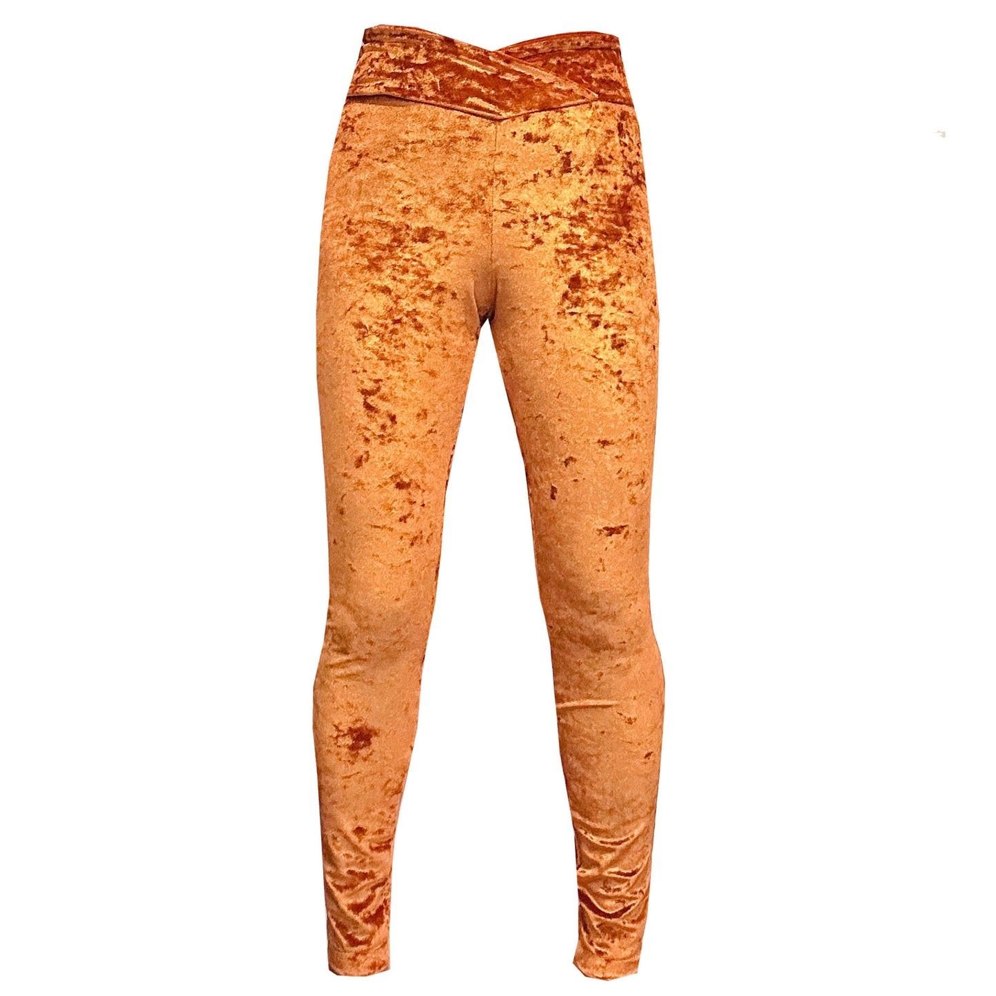 'RUST' Crushed Velvet Leggings
