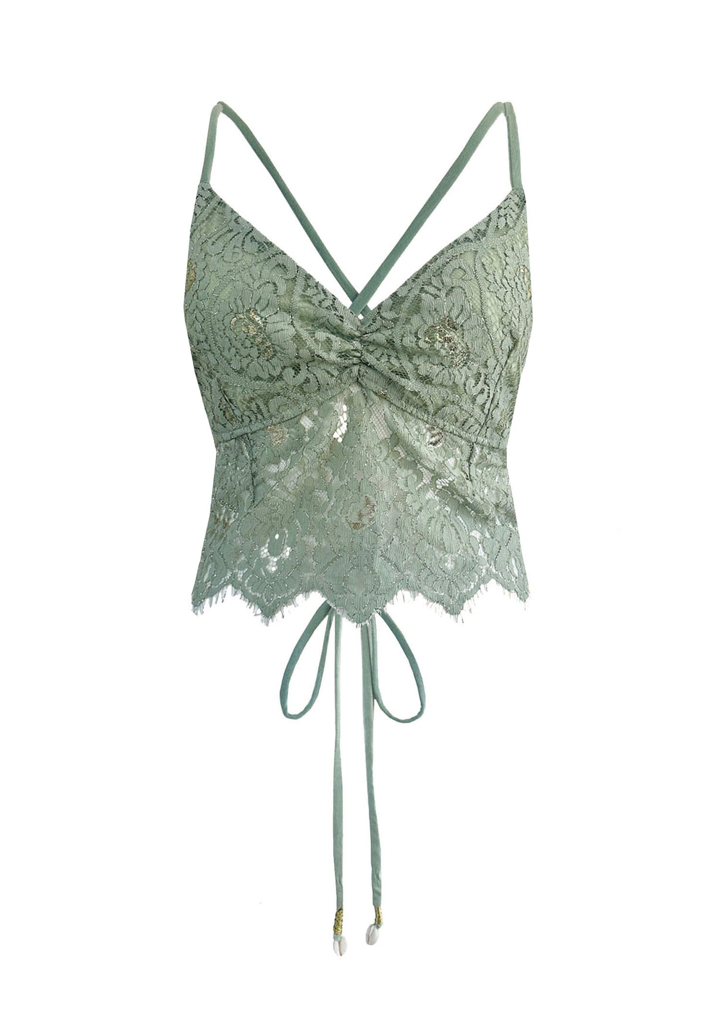 'DREAM' Lace Top - Ocean