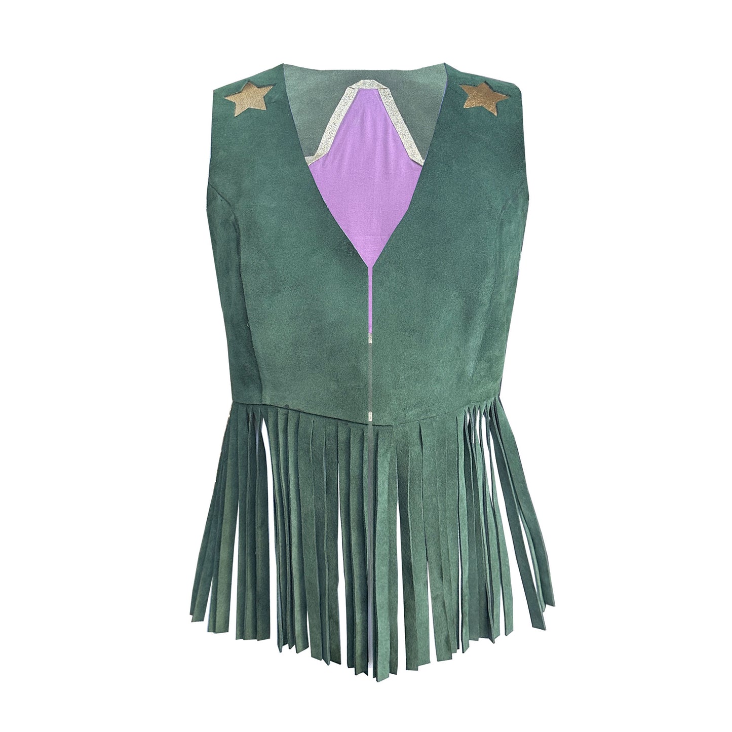 STAR Suede Tassel Waistcoat