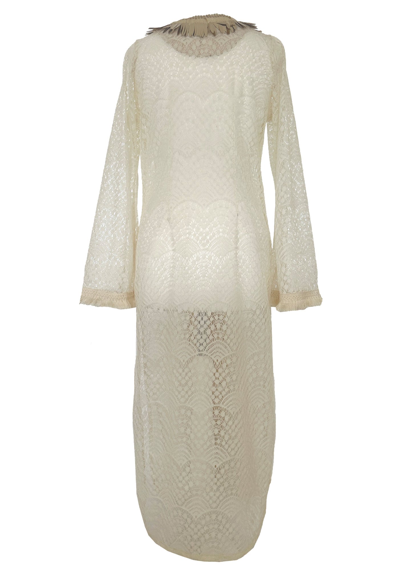 'SUN' Lace Sequin Kaftan - Sleeves