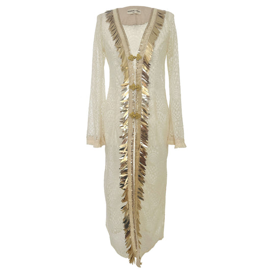 'SUN' Lace Sequin Kaftan - Sleeves