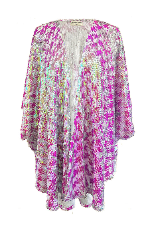 'SUNDAE' Mega Sequin Cape