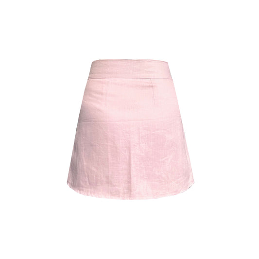 'ZEN' Linen Skirt - Lotus